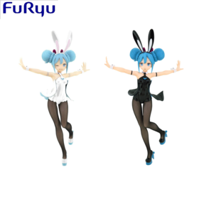 【样品】FuRyu 初音未来 BiCute Bunnies 白衣兔女郎 黑丝 手办模型