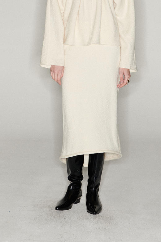 Viktoria Chan | AW2150 Allie wool pencil skirt [半身裙 白]【HOLIDAY】 商品图3