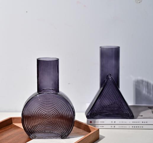 现代简约透明小口玻璃花瓶--宇宙系列 商品图3