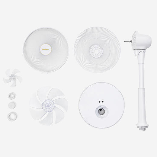 Bestherm百斯腾空气净化智能羽翼扇B8直流温感频变台式循环风落地电风扇 商品图6