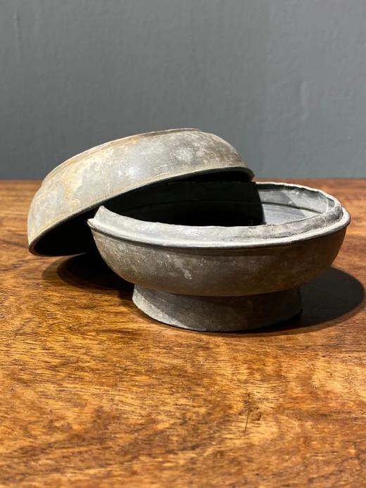 锡质圆饼式老朴粉盒，顺丰包邮 商品图6