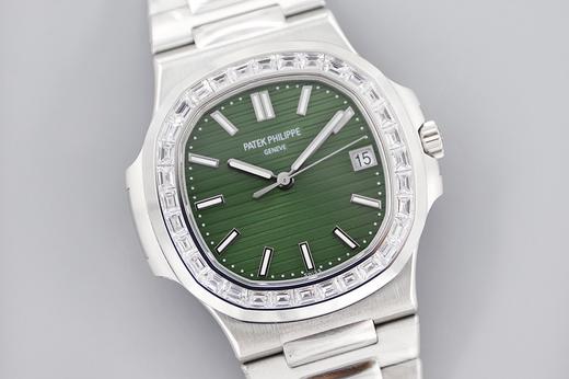 3K厂 【绿盘钻圈】PP百达翡丽运动优雅系列5711/1300A-001鹦鹉螺腕表 商品图4
