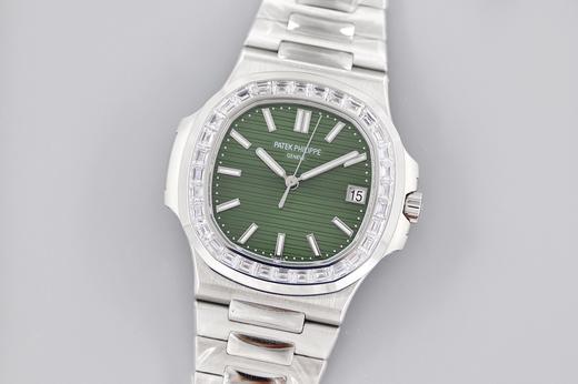 3K厂 【绿盘钻圈】PP百达翡丽运动优雅系列5711/1300A-001鹦鹉螺腕表 商品图5