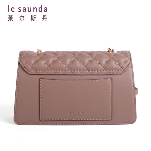 莱尔斯丹2021秋冬款小香风链条单肩女包2TH7691 商品图4