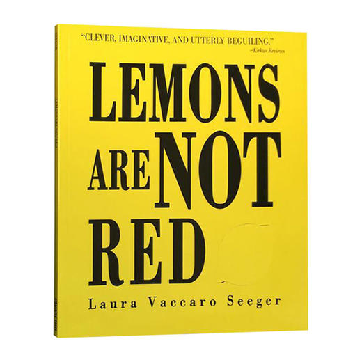 柠檬不是红色的 英文原版绘本 Lemons Are Not Red 玩转颜色 英文版儿童英语启蒙认知学习图画书 张湘君书单推荐 进口原版洞洞书 商品图0