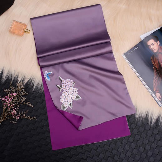 TL-650009丝绸围巾女士丝巾苏绣刺绣围巾多功能披肩婚礼围脖中国风 商品图2