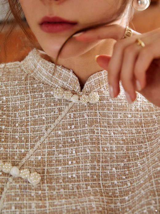 欧芮儿小香风短外套女新款2021宽松显瘦设计感法式休闲上衣 商品图2