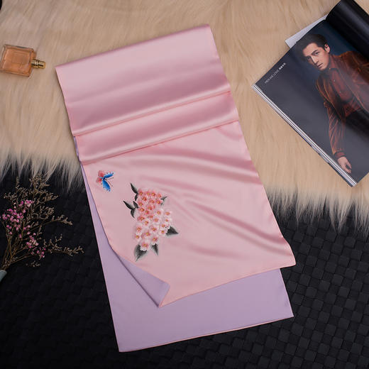 TL-650009丝绸围巾女士丝巾苏绣刺绣围巾多功能披肩婚礼围脖中国风 商品图6