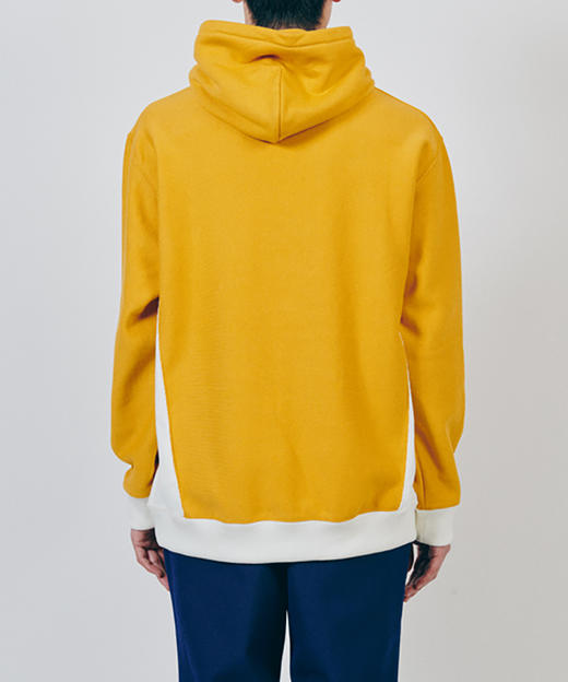 日本 DIGAWEL Reverse Weave Hoodie 复古侧条拼色连帽卫衣 帽衫 商品图3