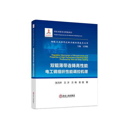双辊薄带连铸高性能电工钢组织性能调控机理/张元祥,王洋,方烽,袁国 商品图0