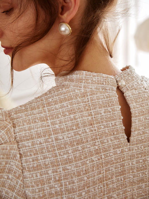 欧芮儿小香风短外套女新款2021宽松显瘦设计感法式休闲上衣 商品图3