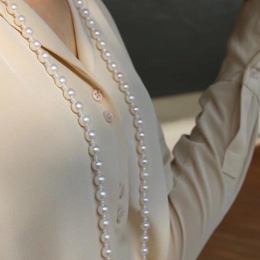 【下单3-4个工作日发】甄珠贝 淡水珠中的精品串链珍珠 100cm/135cm的coco风格项链 商品图9