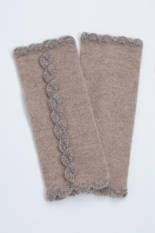  单面无指钩花短手套 SJF12P155B 商品图2