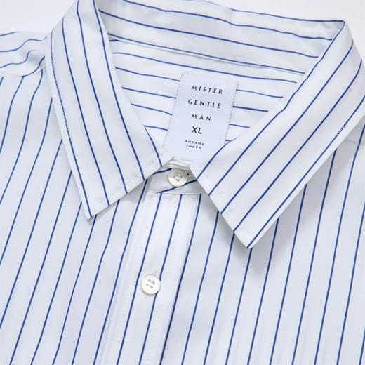 日本 MISTERGENTLEMAN STRIPE BIG SHIRT MG 绅士风宽松条纹衬衫 商品图4