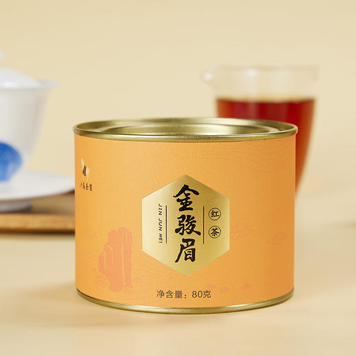 八马丨金骏眉  福建工夫红茶 一级 小罐装 80g 商品图4