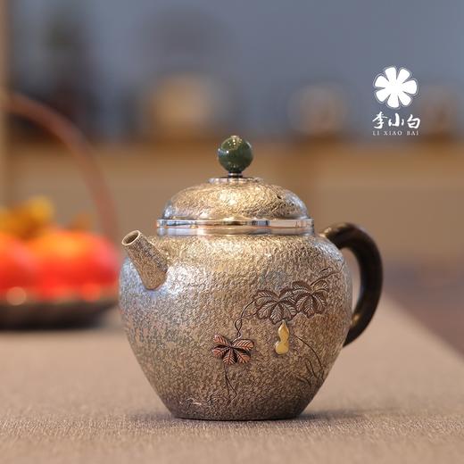 李小白纯银9999泡茶银壶170克190毫升 商品图1