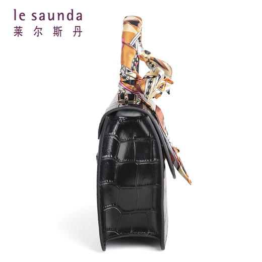 莱尔斯丹女包2021秋冬款时尚百搭单肩斜挎小方包2MH7659 商品图2