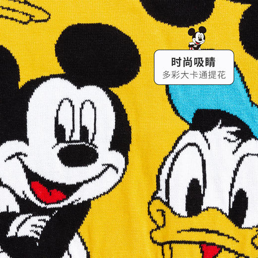 贝贝怡迪士尼联名卡通男童秋冬宝宝保暖针织套头毛衣213S2795
 商品图8