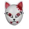 【万圣节装饰】鬼灭之刃发光面具EL发光面具LED发光猫脸面具道具万圣节面具 商品缩略图3