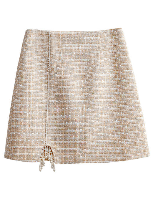 欧芮儿小香风半身裙女新款2021高腰气质减龄法式甜美短款裙子 商品图3