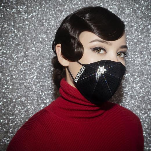 Neue Moon Mask - SHOOTING STAR 配件 日用口罩 黑色 商品图7