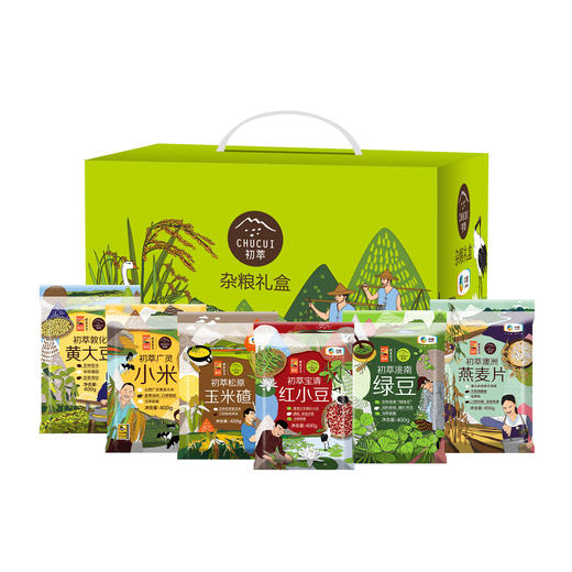 中粮初萃 杂粮礼盒2400g（6袋装） 商品图8