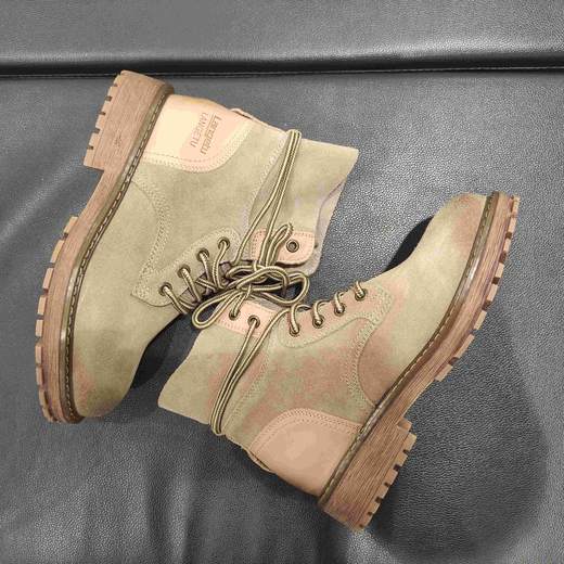 lfgj jeans ba801磨砂皮平底马丁靴女靴 商品图6