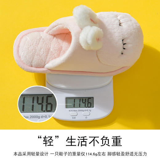 【服饰鞋包】棉拖鞋1-3岁秋冬季宝宝室内防滑卡通保暖冬天儿童棉鞋加绒居家用 商品图3