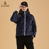 ELAND潮酷简约半高领拉链纯色菱纹羽绒服EEJDB4TC5M 商品缩略图0