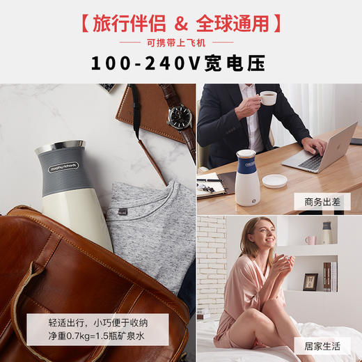 【清仓特惠3折】MR6090摩飞便携电热水壶-蓝色 商品图2