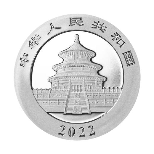 2022年熊猫银币30克 商品图2