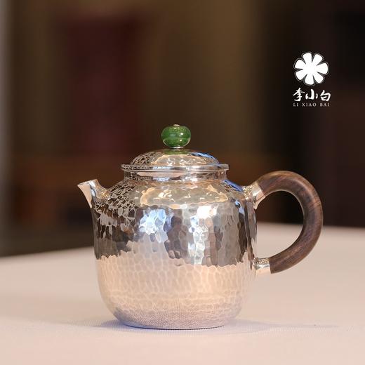 李小白纯银9999泡茶银壶120克130毫升 商品图0