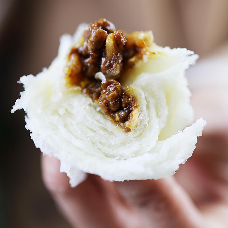 【云南昆明 61破酥包】百年非遗传承 手撕"千层"破酥包 好吃不腻口