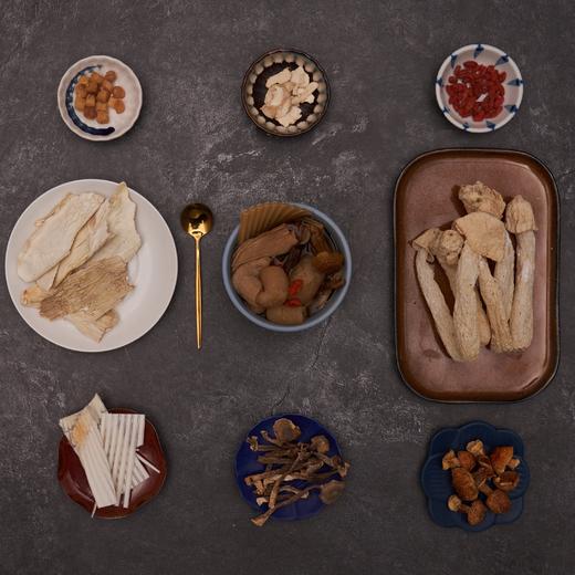 【已下架】春回盏 鹿茸菌竹荪鱼骨/五指毛桃莲子薏仁/霸王花玉竹螺片/青橄榄响螺菜干/西洋菜玉竹陈胗汤包*3包[福利品] 商品图10