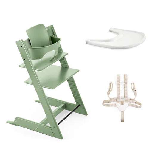 挪威 Stokke  Tripp Trapp 成长椅+Baby Set套件 TT学习椅 餐椅5件套 商品图10
