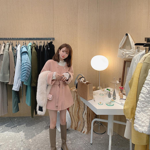 【金蘑菇菇 光和云朵】【水蜜桃（戴帽版）S码 断码】！毛毛系列！低调轻奢感～ 商品图2