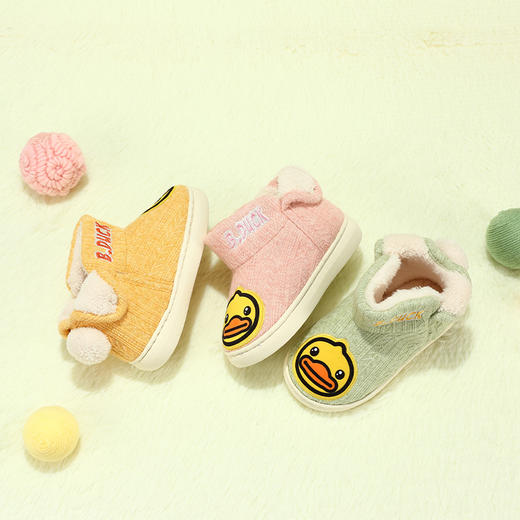 B.Duck小黄鸭儿童童鞋冬季24-32码棉鞋男女童 B4210931 商品图0