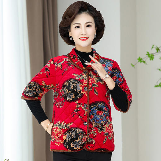 中老年半袖马甲加绒背心棉保暖坎肩 ZQ 商品图7