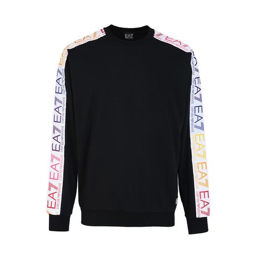 阿玛尼（ ARMANI）男装 男士时尚潮流彩色字母印花圆领长袖卫衣 商品图0