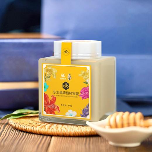 颐和贡 东北黑蜂 椴树雪蜜 纯蜂蜜 470g/瓶 多规格 商品图0
