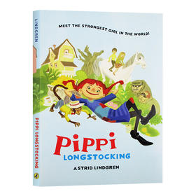 长袜子皮皮 英文原版 Pippi Longstocking 新版 长袜皮皮系列 美国校园小说 儿童英语章节书