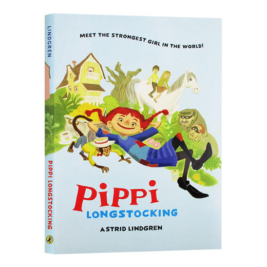 长袜子皮皮 英文原版 Pippi Longstocking 新版 长袜皮皮系列 美国校园小说 儿童英语章节书 商品图0