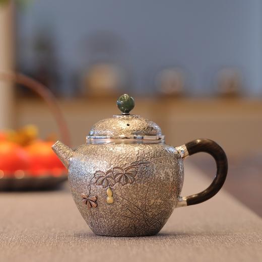 李小白纯银9999泡茶银壶170克190毫升 商品图0