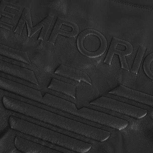 Emporio Armani 阿玛尼背面压印大徽标小羊皮飞行员夹克外套 10290 商品图8