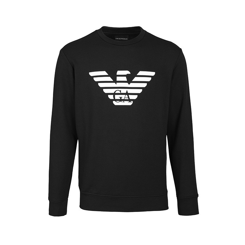 【EA胡歌同款】Emporio Armani 男士大鹰logo运动休闲长袖圆领卫衣 10260