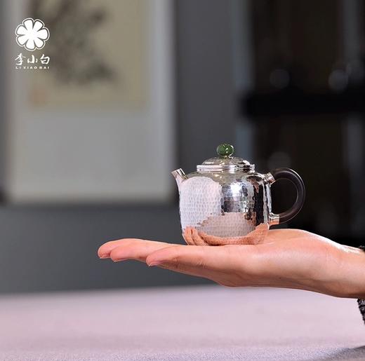 李小白纯银9999泡茶银壶120克130毫升 商品图4