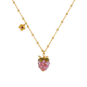 北京仓｜10 DECOART-Rose Raspberry-树莓 项链［波兰设计师]