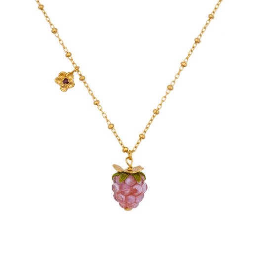 北京仓｜10 DECOART-Rose Raspberry-树莓 项链［波兰设计师] 商品图0