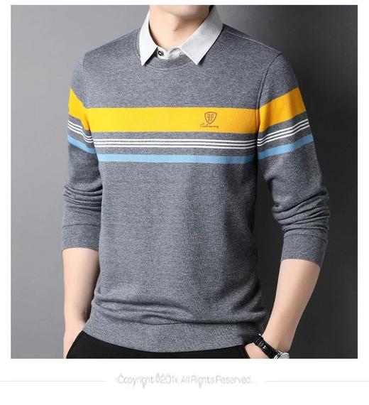 男反领长T2616 商品图2