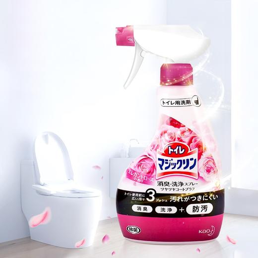 花王（KAO）日本进口花王马桶清洁剂 洁厕灵洁厕液洁厕宝 蓝泡泡厕所除垢除臭玫瑰香 清洁泡泡 380ml 商品图4